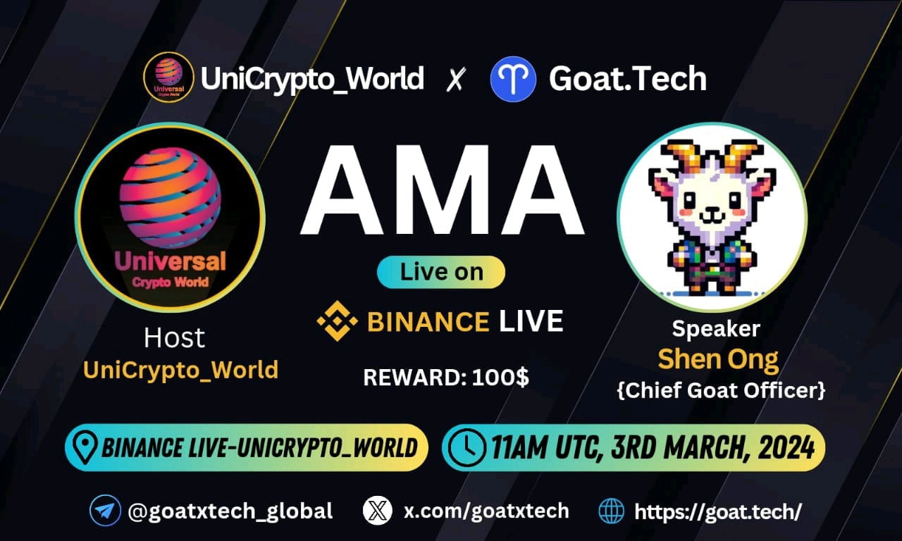 AMA With Goat.Tech | Introducing GoatxTech